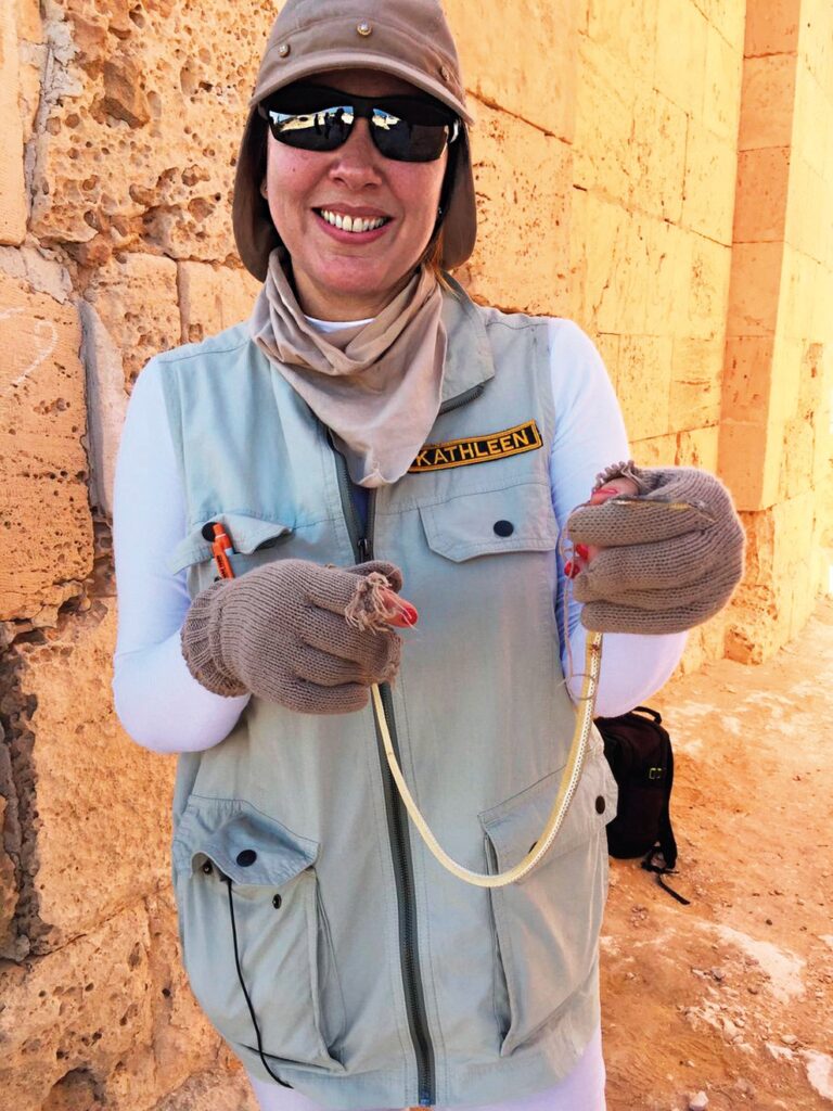 Dominikánská archeoložka Kathleen Martinez
