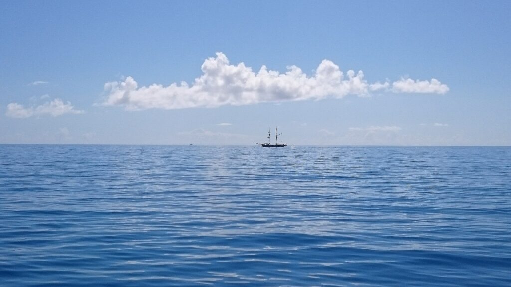Stačilo prý jen pozorovat horizont, aby muž připlouvající loď vycítil. Foto: Creative commons/Binskip Inskip/CC BY-SA 4.0