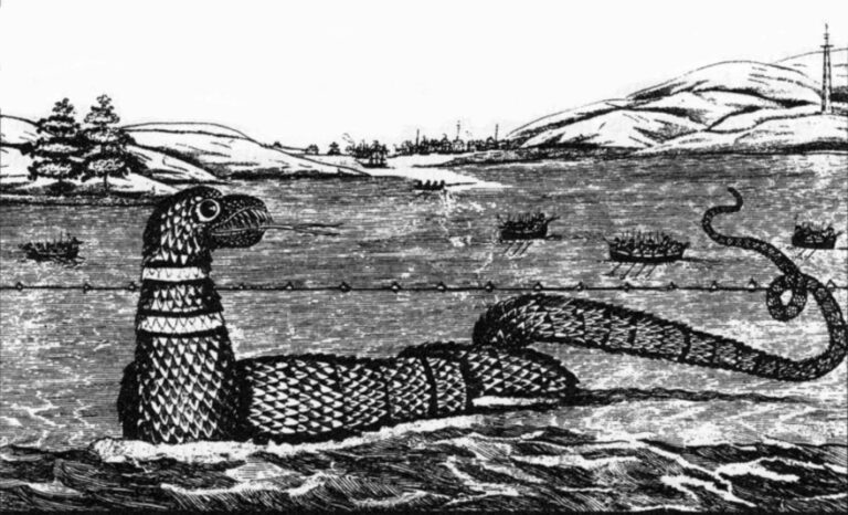 Legendární mořský had z Gloucesteru byl nejaktivnější na počátku devatenáctého století. Zdroj obrázku: See page for author, Public domain, via Wikimedia Commons