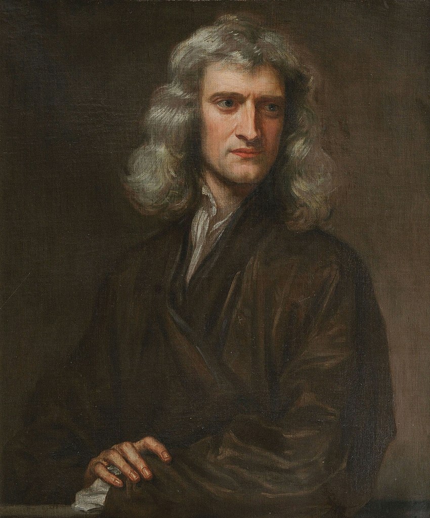 Také Isaac Newton měl být velmistrem Převorství sionského. Zdroj obrázku:  Kneller, Public domain, via Wikimedia Commons
 
