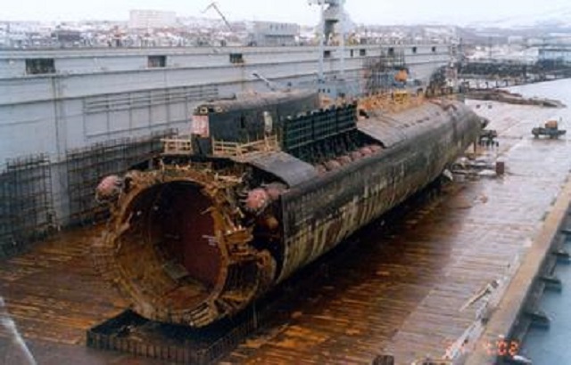Vrak ponorky Kursk. FOTO: neznámý autor / Creative Commons / volné dílo 