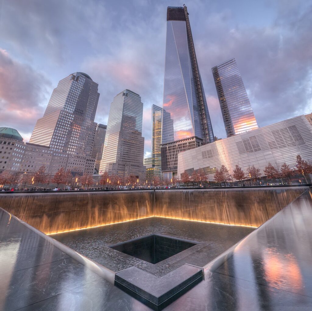 Památník, který v New Yorku připomíná tragédii 11. září. FOTO: Dave Z / Creative Commons / CC BY-SA 2.0