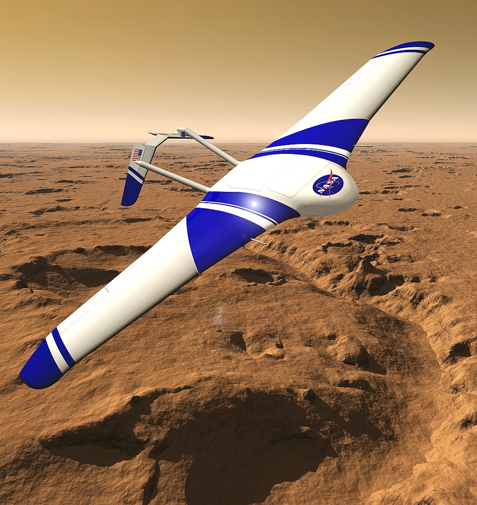 Budoucnost průzkumu Marsu mohou představovat i automatické létající sondy. Uvnitř by se však mohly nacházet i mikroorganismy pozemského původu schopné kontaminovat prostředí rudé planety. Zdroj obrázku:  NASA Langley Research Center, Public domain, via Wikimedia Commons