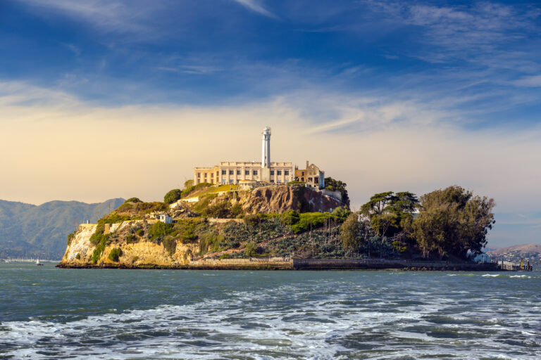 Ostrov Alcatraz v San Francisku, USA