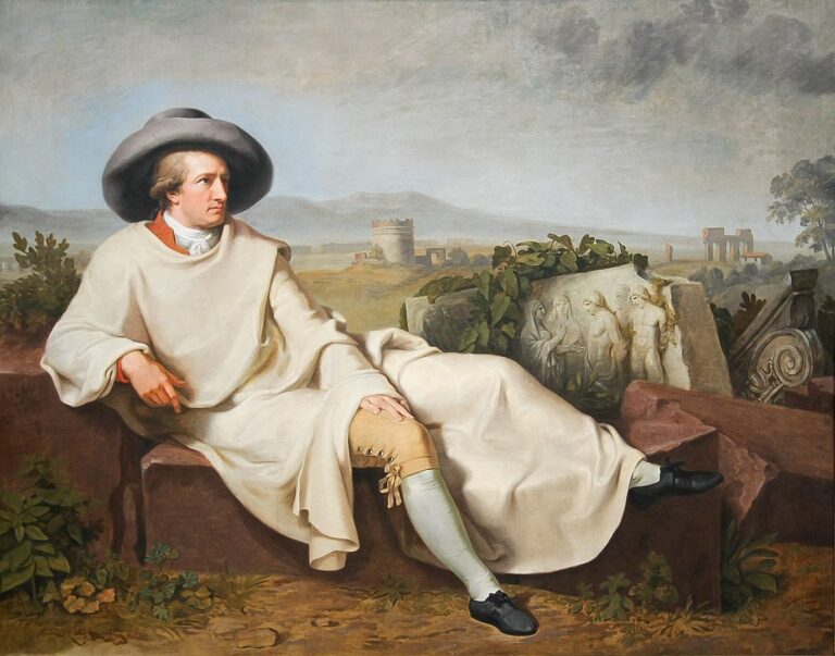 Malba zachycující Goetheho. FOTO: neznámý autor / Creative Commons / volné dílo