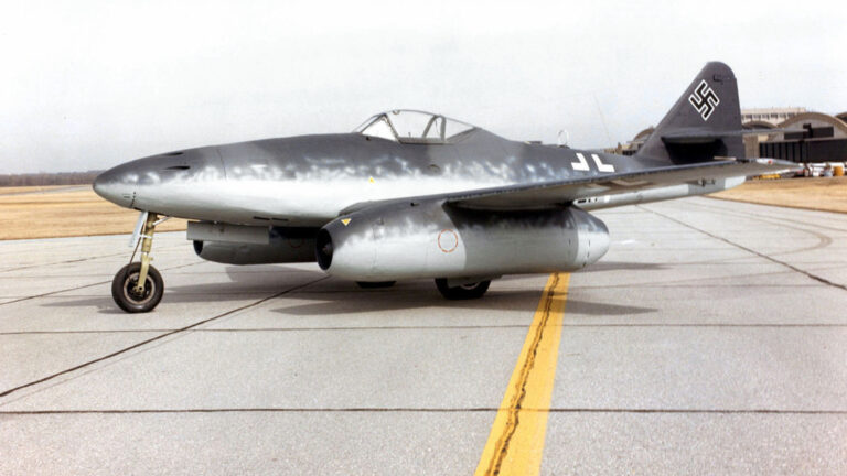 Vyráběly se v továrně díly do Messerschmittů, nebo sloužila i k něčemu jinému? Foto USAF museum / Creative Commons / volné dílo
