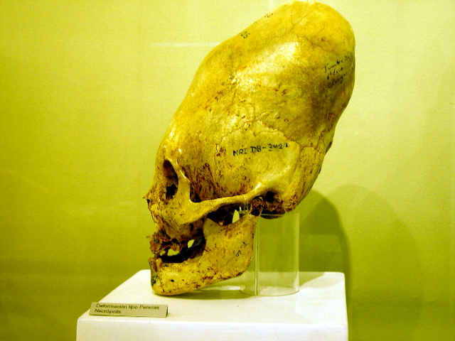 V hrobce je údajně objevena mumie s protáhlou lebkou. Patřila mimozemšťanovi? Foto: Jean Pezzali, CC BY-SA 3.0.