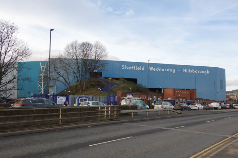 Stadion Hillsborough v anglickém městě Sheffield