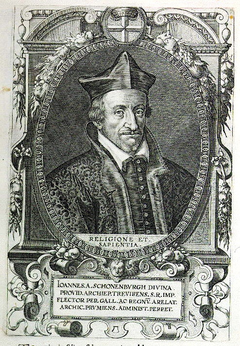 Johann von Schönenberg, foto zeitgenössischer Stecher / Creative Commons / Volné dílo
