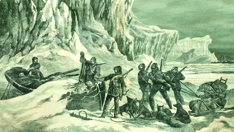 Část expedice se vydala na dlouhou cestu ledovou pustinou. Jaký osud muže potkal?