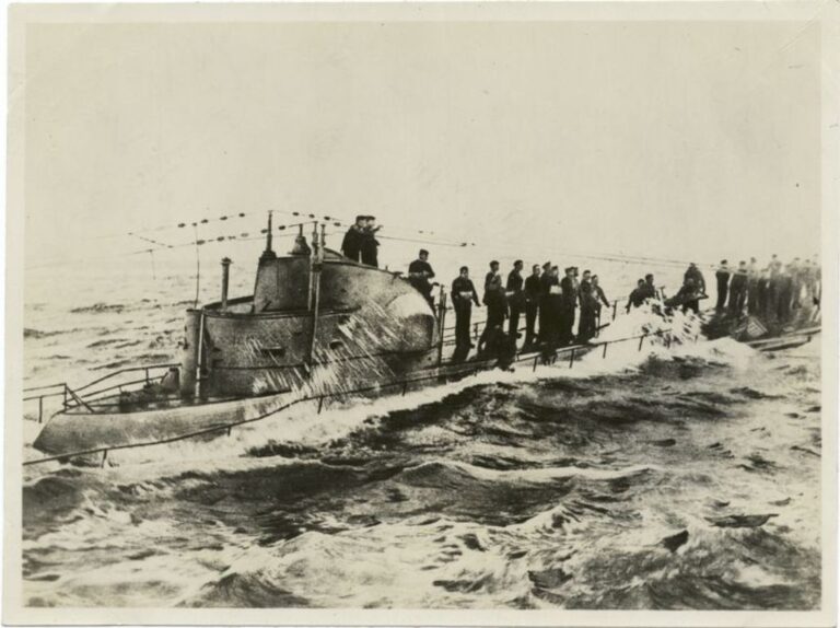 Ponorka německého císařského námořnictva v době první světové války. Zdroj foto: 