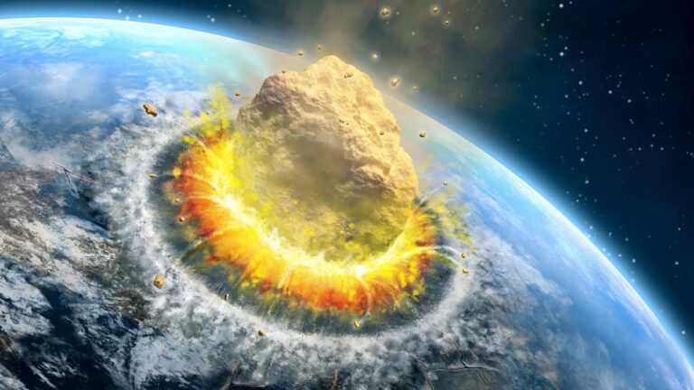 Náraz komety nebo jiného vesmírného tělesa je jedním z častých scénářů konce světa. Foto: PX FUEL