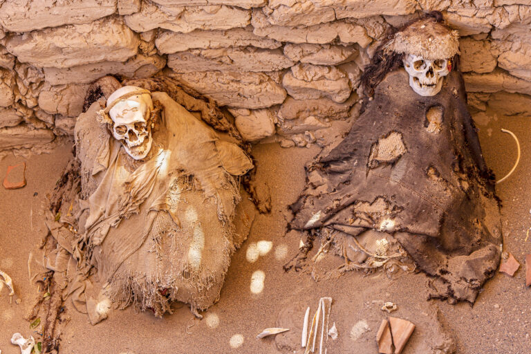 Mummie nalezené na hřbitově Chauchilla