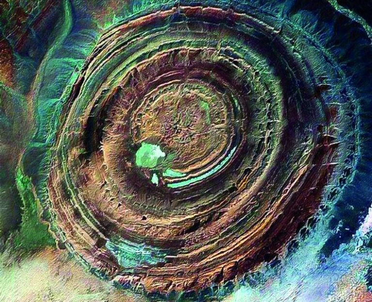 Oko Sahary je z výšky skutečně úchvatné. Jde o dílo člověka, či přírody?