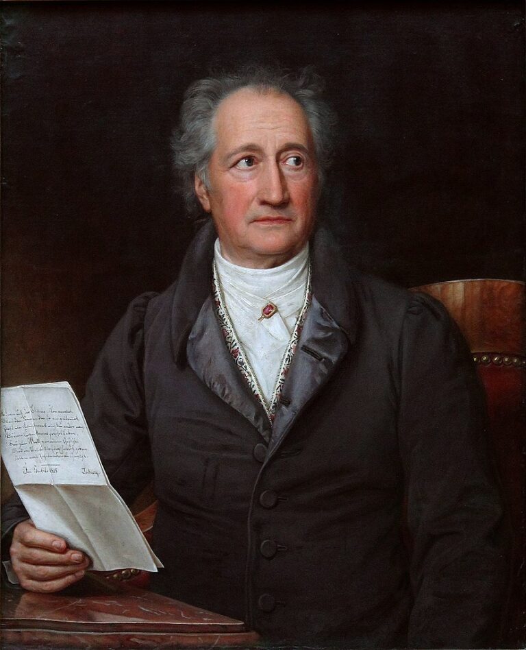 Autorem románu byl Johann Wolfgang Goethe. I on byl dopadem svého díla zaskočen. Zdroj obrázku: Karl Joseph Stieler, Public domain, via Wikimedia Commons