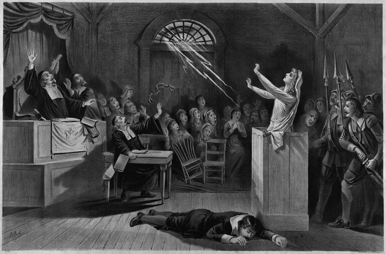 Jeden z duchů na ostrově má prý souvislost se známými čarodějnickými procesy v Salemu. Zdroj obrázku: john cena Joseph E., ca. 1837-1914, artist., Public domain, via Wikimedia Commons