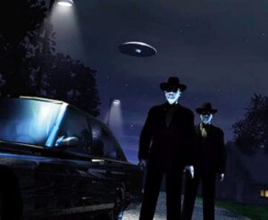 Svědci UFO ihned po pozorování spatřili tři muže v černém