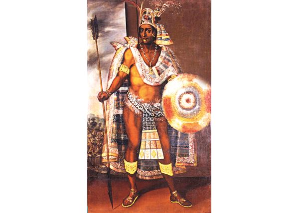aztécký vládce Montezuma