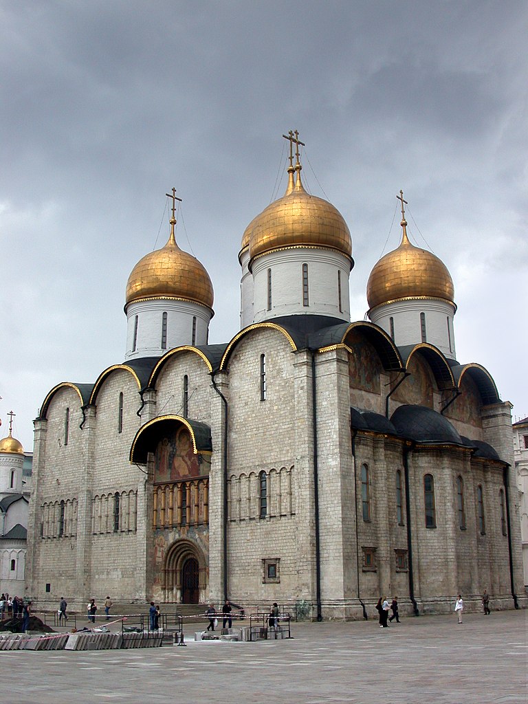 Italský architekt v moskevském Kremlu postavil Uspenský chrám. Zdroj foto: Smack, Public domain, via Wikimedia Commons
