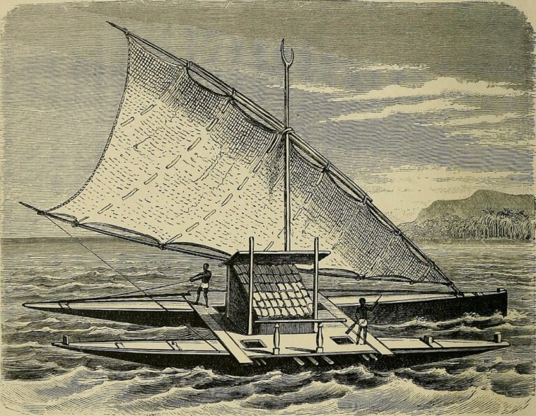 Dokázali by tamilští námořníci kdysi doplout až na Nový Zéland? Zdroj ilustračního obrázku: Internet Archive Book Images, No restrictions, via Wikimedia Commons