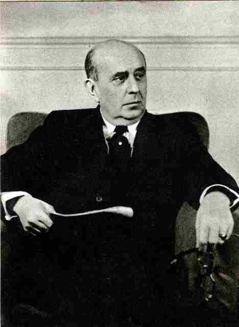 Jan Masaryk jako ministr zahraničí v roce 1945