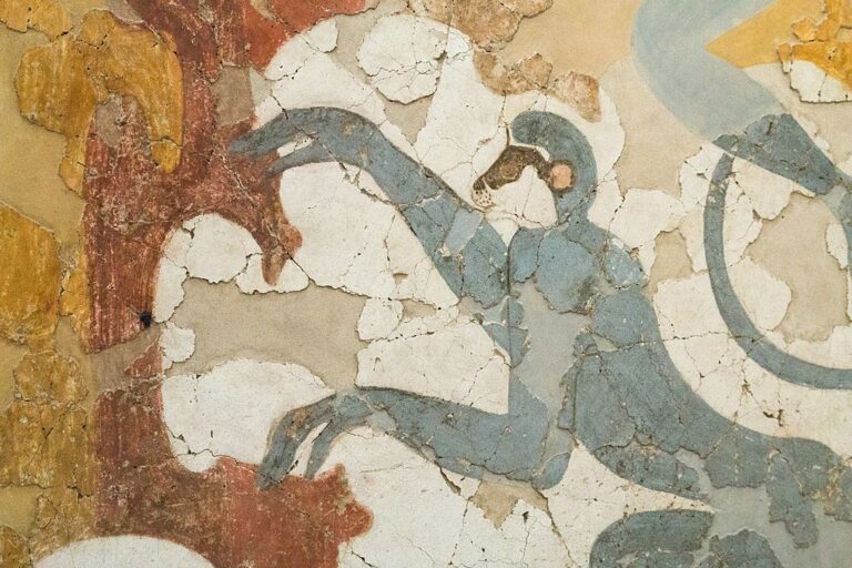 Opice na antické fresce. Mohla tato zvířata za záhadnou epidemii ve starověkých Athénách? Zdroj obrázku: Zde, CC BY-SA 4.0 , via Wikimedia Commons