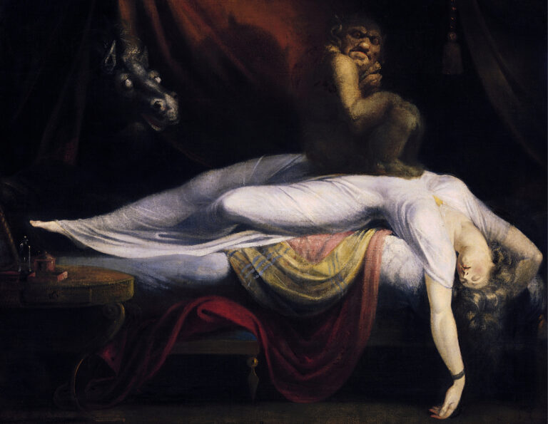 Takto noční můru v roce 1781 zachytil švýcarský malíř Henry Fuseli.