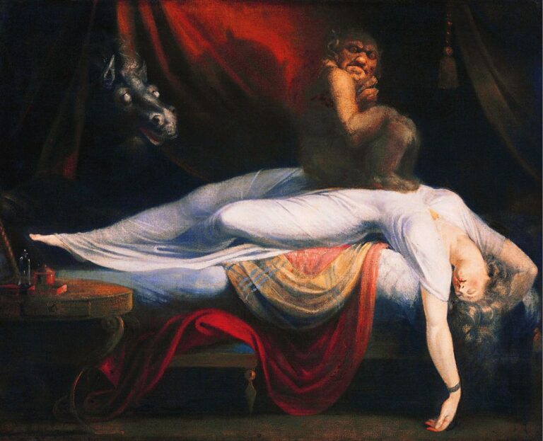 Noční můra od švýcarského umělce Henryho Fuseliho.