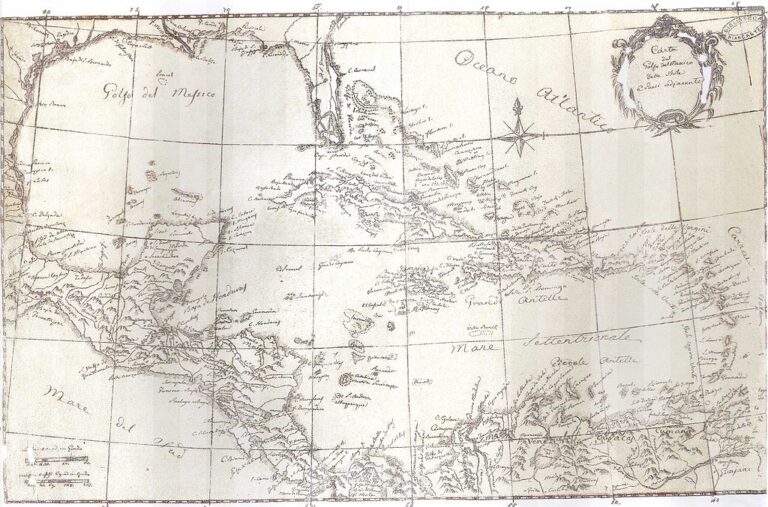 Je za zmizením ostrova Bermeja špatná práce kartografů v šestnáctém století? Zdroj obrázku: A. Codazzi, CC BY-SA 3.0 , via Wikimedia Commons