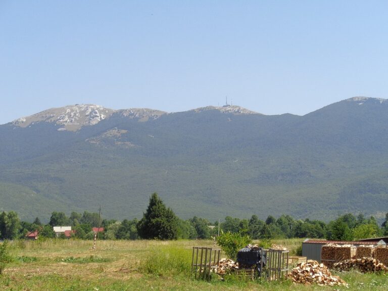 Objekt 505 se nacházel v útrobách hory Plješevica. Zdroj foto: Silverije, CC BY-SA 4.0, via Wikimedia Commons