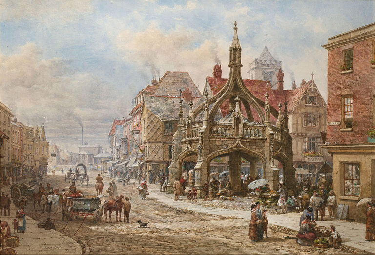 O Borley se vyprávěly strašidelné historky již na ulicích měst viktoriánské Anglie. Zdroj obrázku: Louise Rayner, Public domain, via Wikimedia Commons