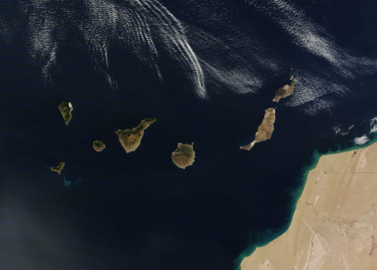 Díváme se na tomto obrázku na jediné zbytky bájné Atlantidy? Foto: Volné dílo, Wikimedia commons