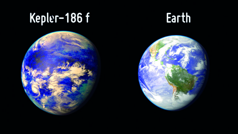 Kepler-186 f a Země