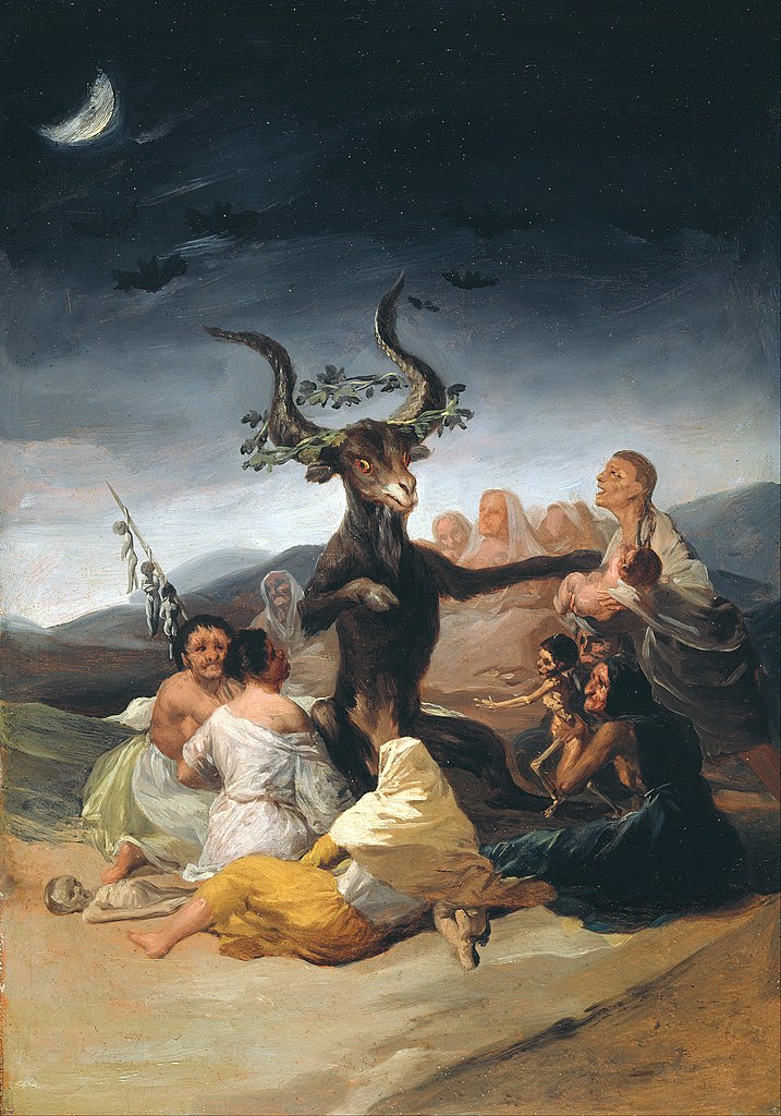 Reflexe údajného čarodějnictví v Baskicku se objevila i v díle slavného malíře Francisca Goyi (1746-1828). Zdroj obrázku: Francisco Goya, Public domain, via Wikimedia Commons