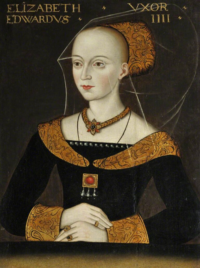 „Bílá královna“ Elizabeth Woodvill. Zdroj obrázku: See page for author, Public domain, via Wikimedia Commons