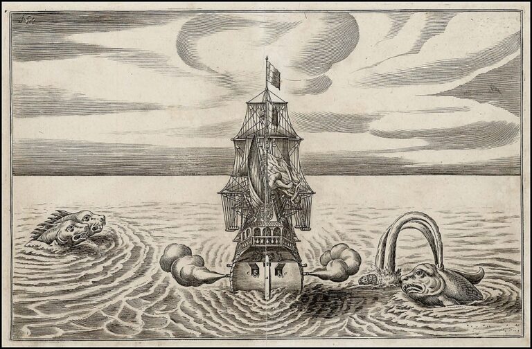 V sedmnáctém století mělo údajně útočit záhadné vodní monstrum i u albánského pobřeží. Zdroj ilustračního obrázku: Johann Christoph Wagner, Augsburg, Public domain, via Wikimedia Commons
