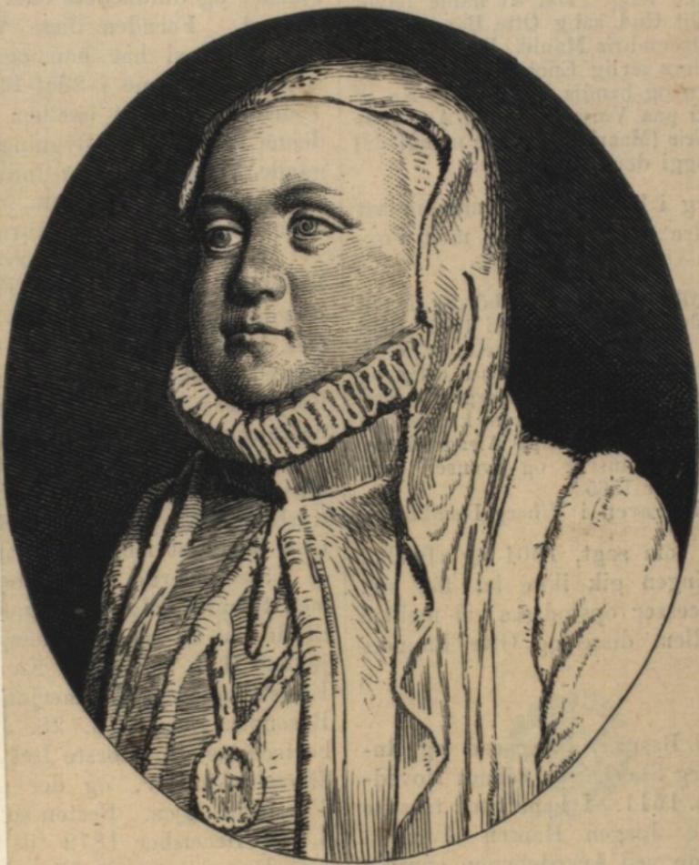 Podobizna Ingeborg Skeelové. Zdroj obrázku: Hans Nikolaj Hansen (1853-1923), Public domain, via Wikimedia Common