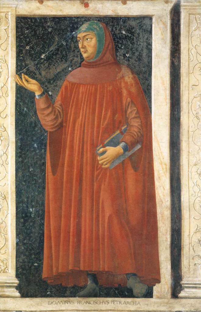 Básník Francesco Petrarca byl očitým svědkem katastrofy. Zdroj foto: Andrea del Castagno, Public domain, via Wikimedia Commons