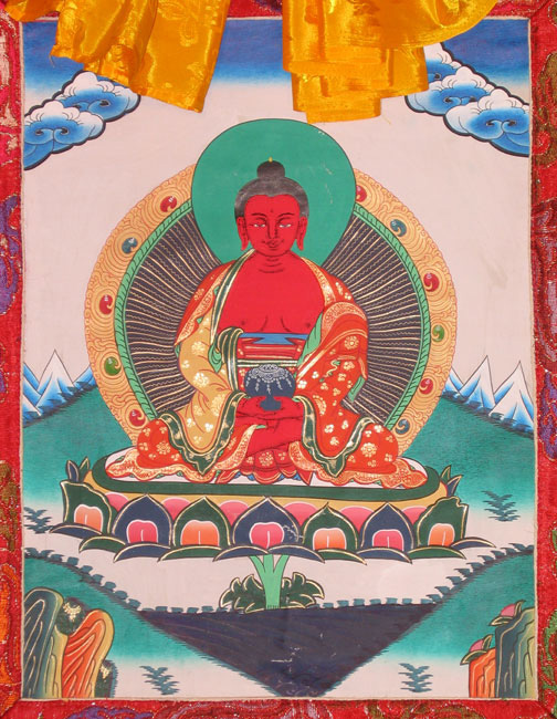 Jeden z mnoha Buddhů, Amitábha, má být bájným tvůrcem takzvané Čisté země. Byl někdy skutečným člověkem? Foto: CC BY-SA 3.0, https://commons.wikimedia.org/w/index.php?curid=3393013