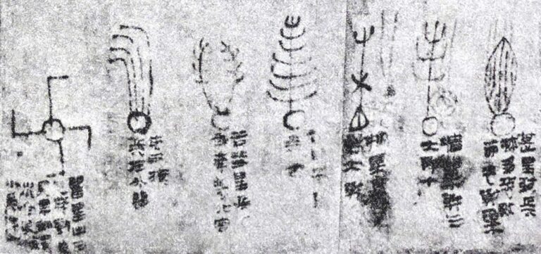 Kresby nalezené v Číně mají zobrazovat pozorování rozpadu komety. Opravdu k nám svastika spadla z hvězd? Zdroj obrázku: See page for author, Public domain, via Wikimedia Commons