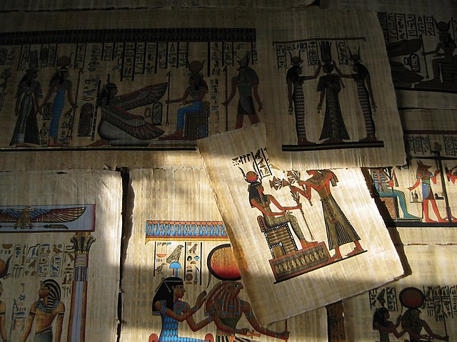 Papyrus z muzea v Káhiře zachycuje zvláštní scénu, foto Vyacheslav Argenberg / Creative Commons / CC BY 4.0