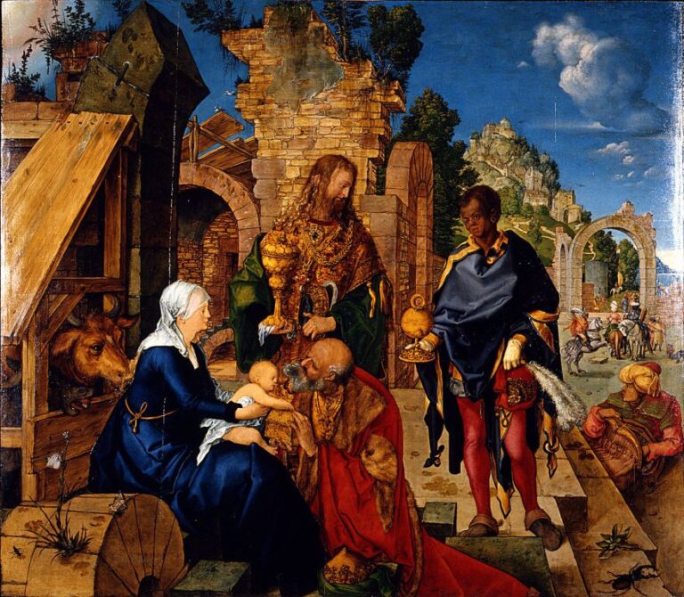 Záhadný čtvrtý král prý narozeného Ježíše nespatřil. Zdroj ilustračního obrázku: Albrecht Dürer, Public domain, via Wikimedia Commons