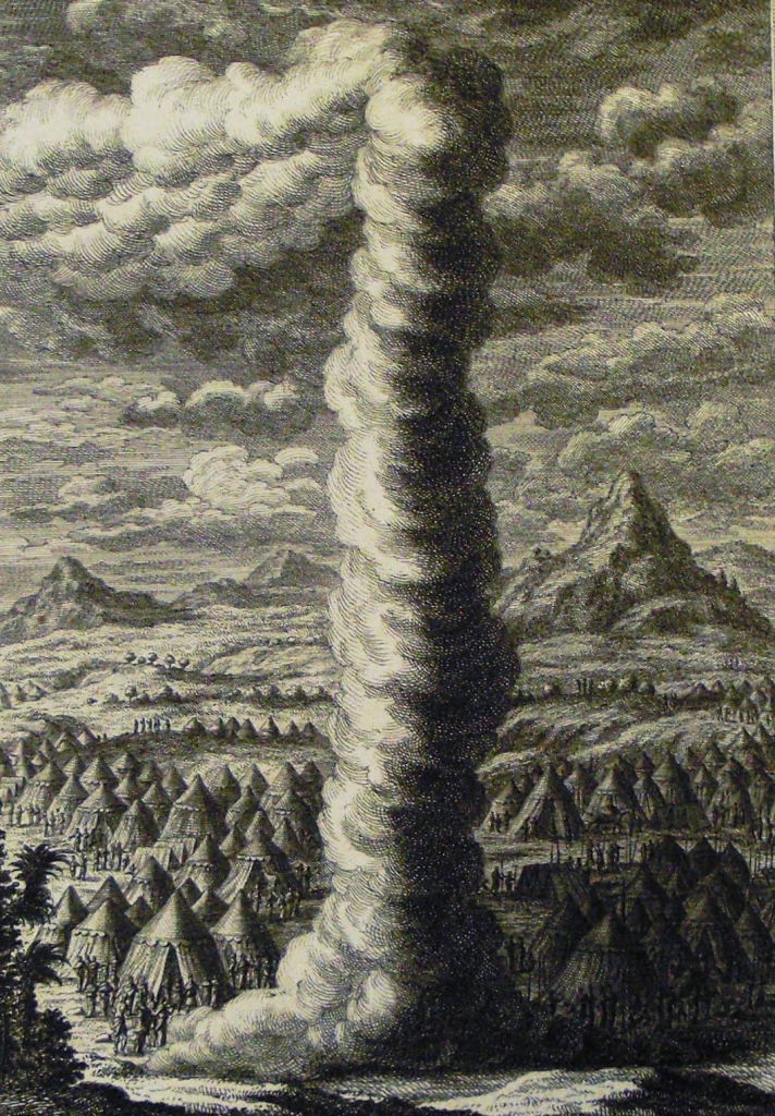 Sloup hustého kouře mohl být ideálním vojenským signálem. Zdroj obrázku: Philip De Vere, CC BY-SA 3.0 <https://creativecommons.org/licenses/by-sa/3.0>, via Wikimedia Commons