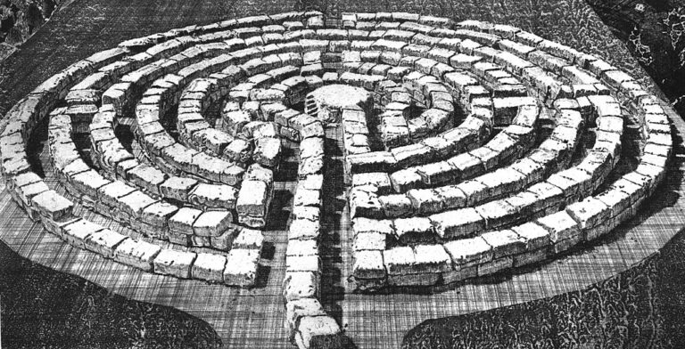 Bájný labyrint, kde se měl skrývat Minotaurus, zatím nebyl objeven. Zdroj obrázku: Toni Pecoraro, CC BY 3.0 , via Wikimedia Commons