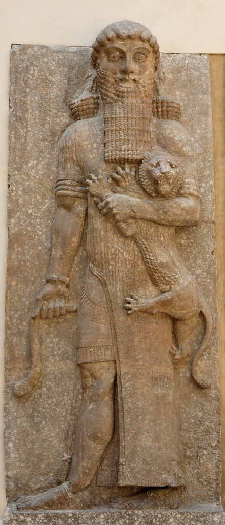 Gilgameš byl legendární sumerský král. Zdroj ilustrační fotografie: Louvre Museum, Public domain, via Wikimedia Commons