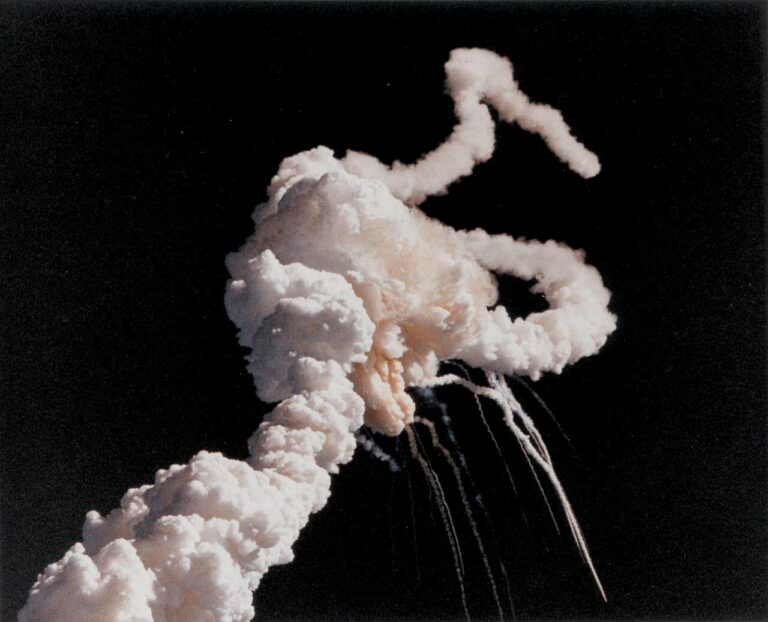 Tragédie raketoplánu Challenger.