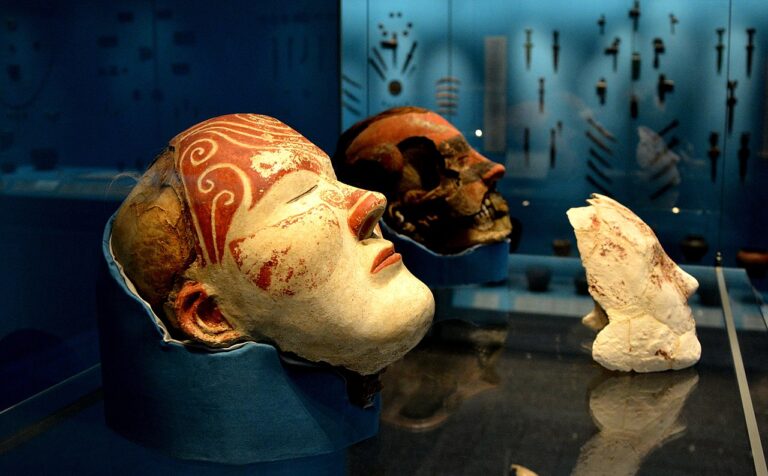 Masky jsou cenným muzejním kouskem, proto je vědci mohou zkoumat jen s nevyšší opatrností, foto dibattista Creative Commons / CC BY-SA 2.0