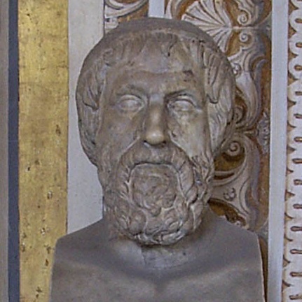 Pythagorova busta ve Vatikánském muzeu. FOTO: Andargor / Creative Commons / volné dílo