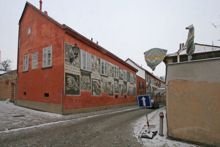 Měšťanský dům v Litomyšli s Váchalovými díly