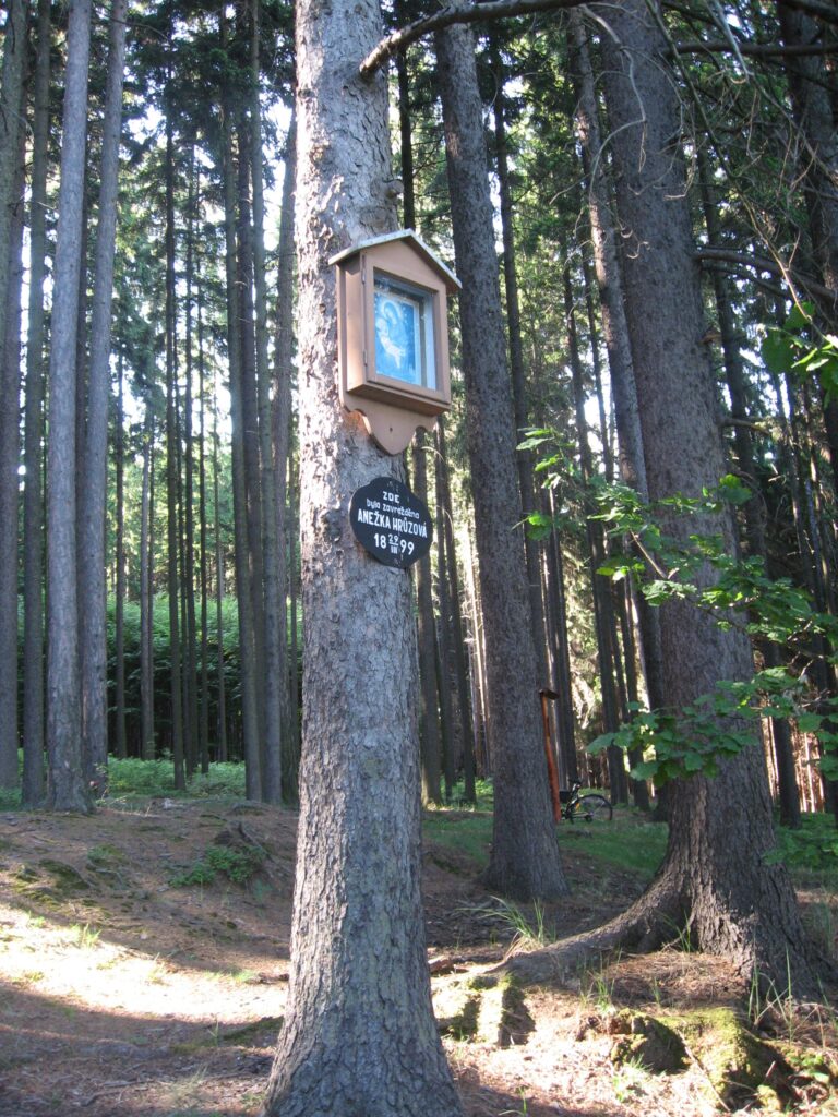 Místo vraždy dodnes připomíná tento obrázek. Bude někdy prošetřena znovu?